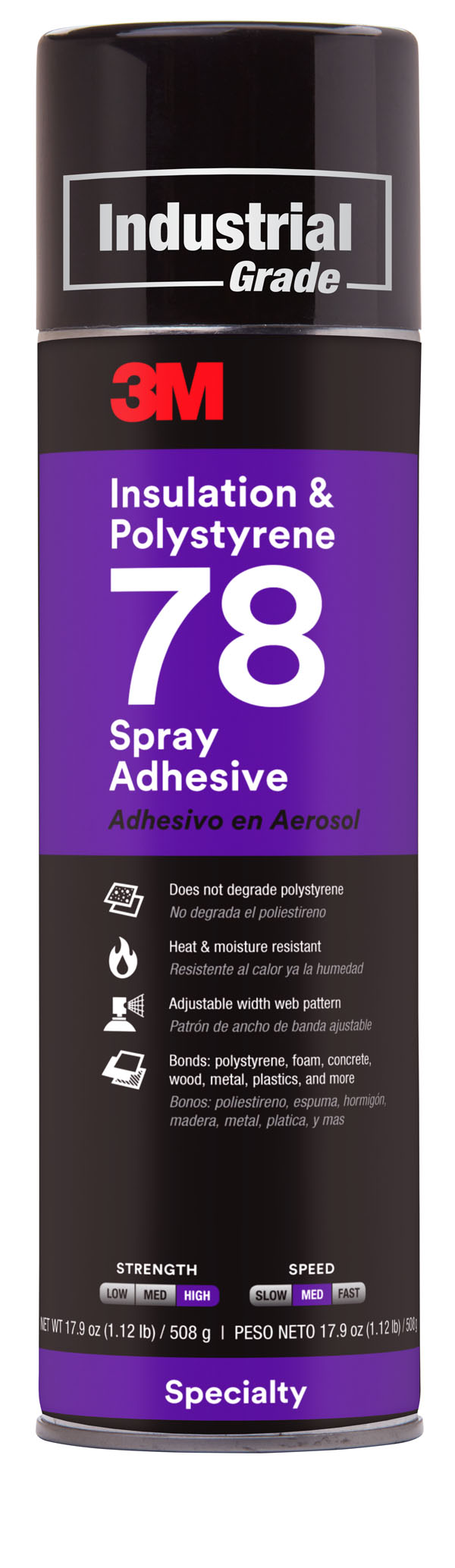 3M™ Insulation & Polystyrene 78 Spray Adhesive